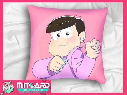 Pillow _ Osomatsu san _ Todomatsu Matsuno _ Hugging pillowcase anime 45cm x45cm - 1